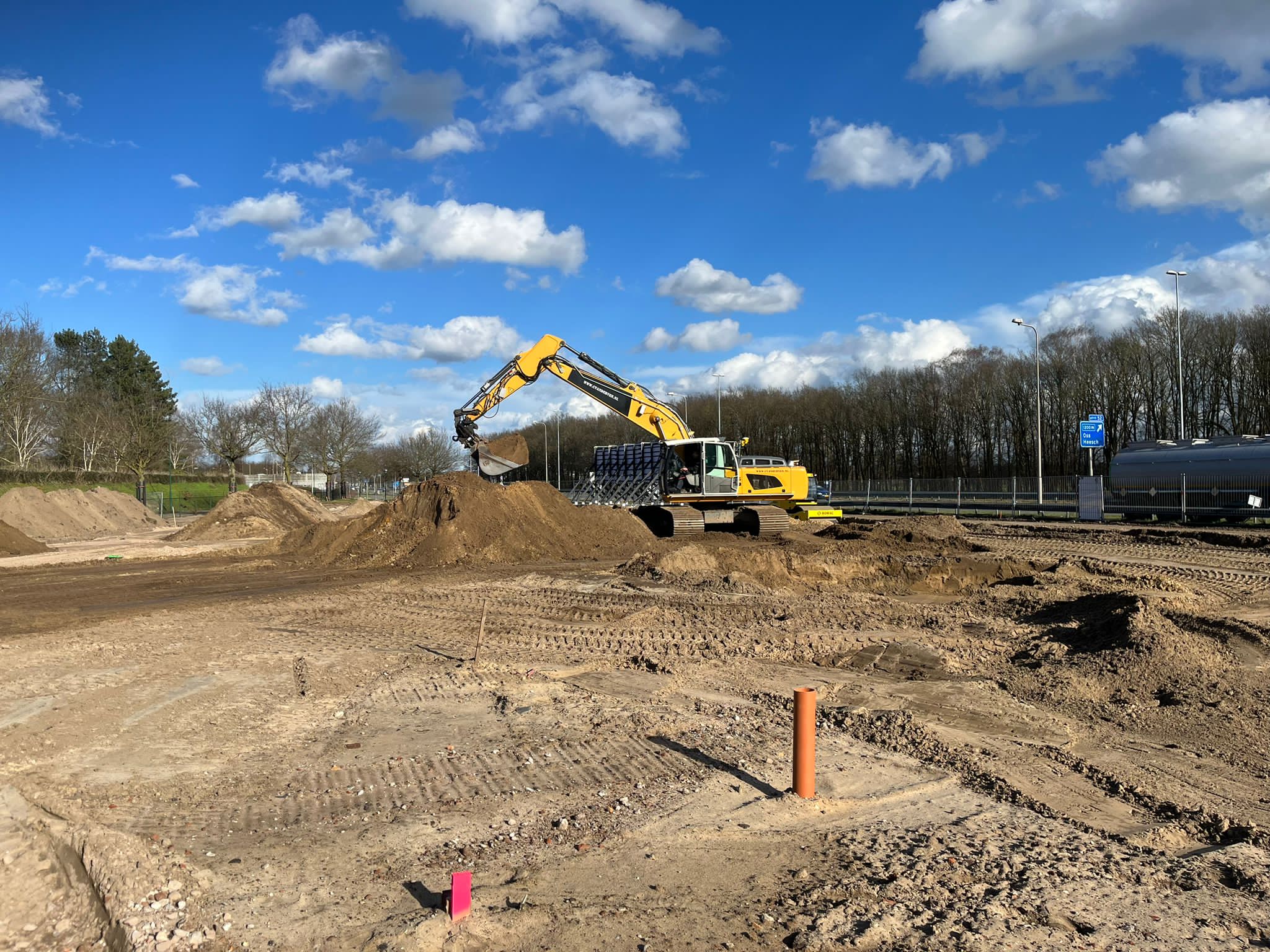 Sloop en grondwerken van de Brier59 Sloop en grondwerken van de Brier59
